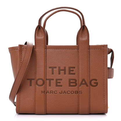 Marc Jacobs Grained Calfskin Small The Tote Bag Argan Oil 1 of 13