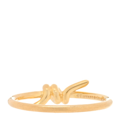 Tiffany 18K Yellow Gold Knot Ring 60 9 3 of 4