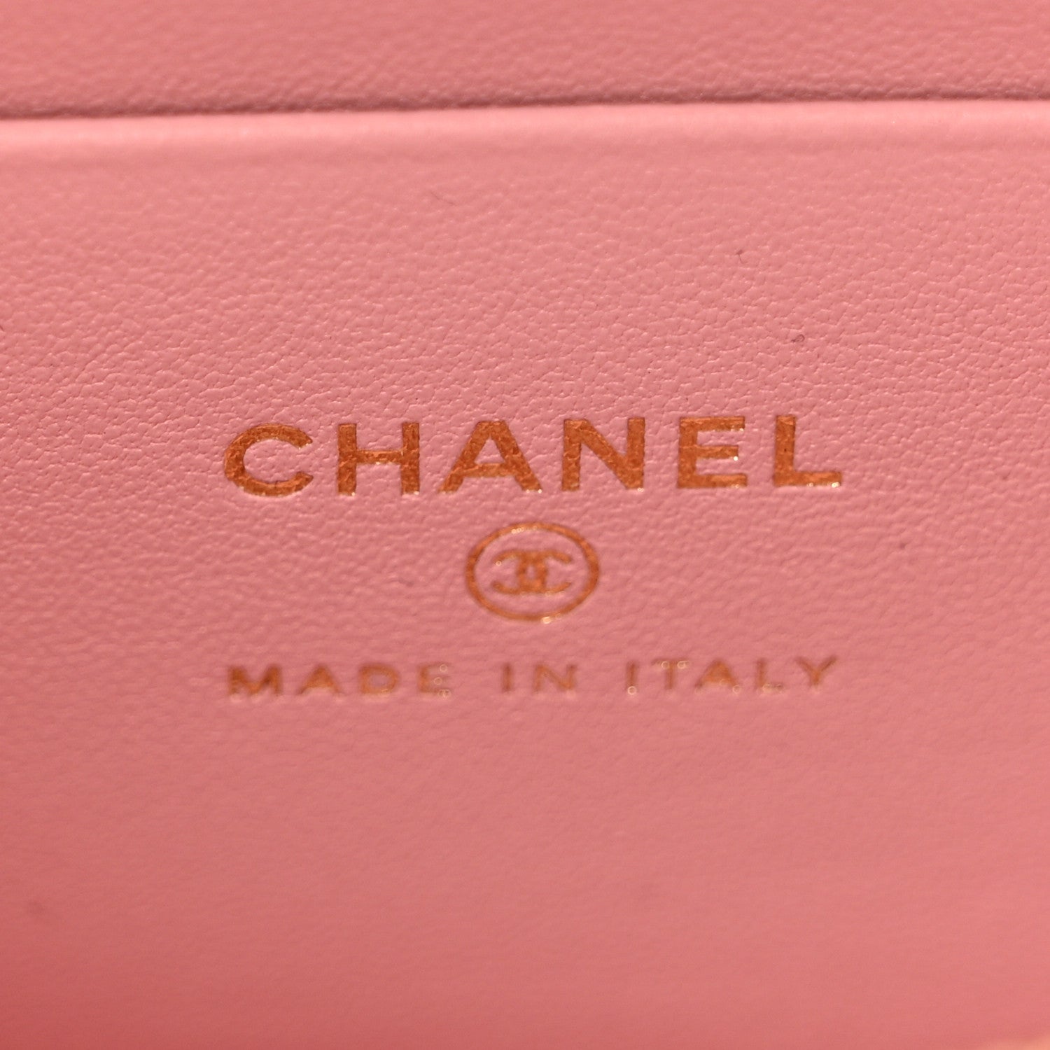 Chanel Calfskin Crocodile Embossed Crococo Top Handle Slim Vanity Case With Chain Pink 6 of 13