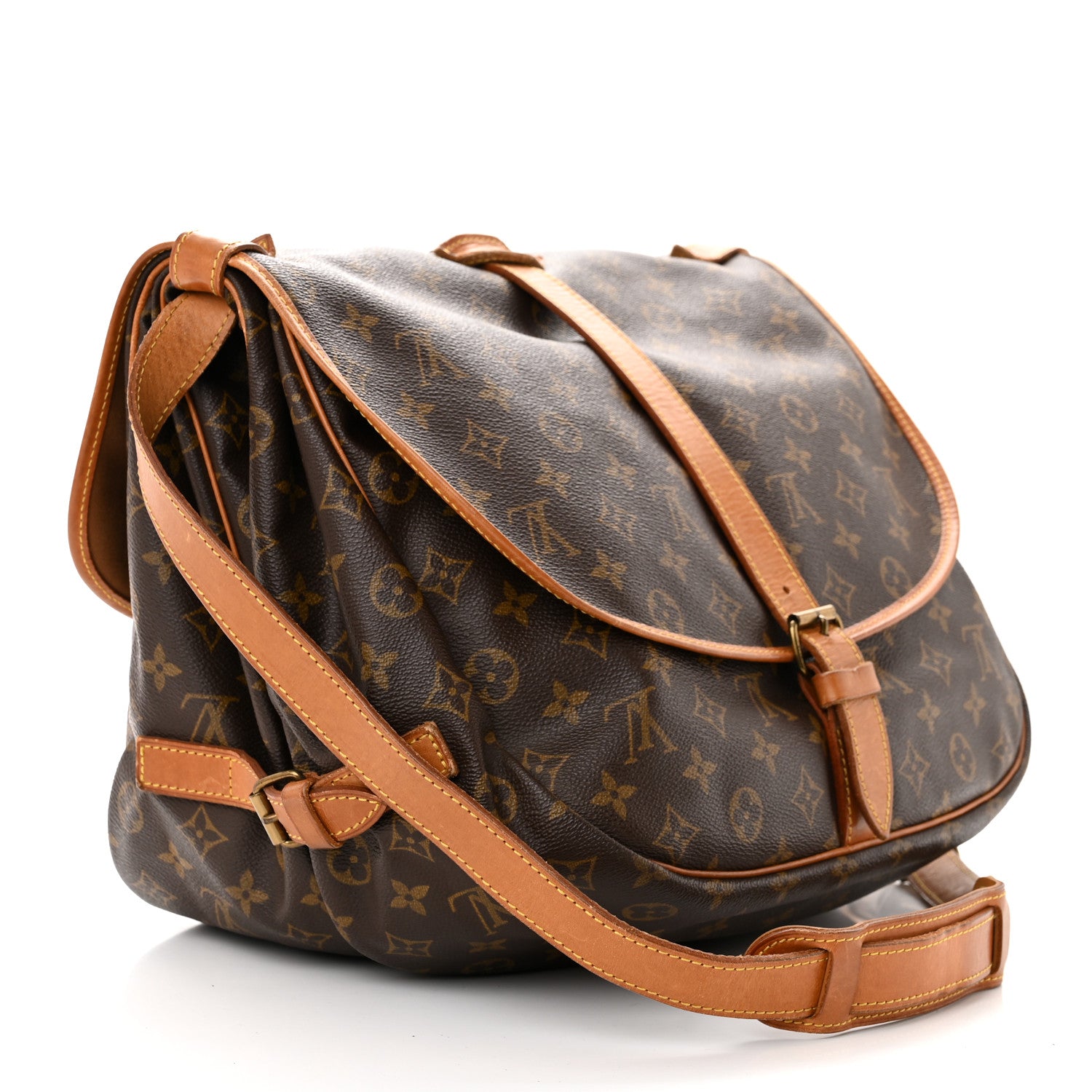 Louis Vuitton LOUIS VUITTON Monogram Saumur 35 3 of 11