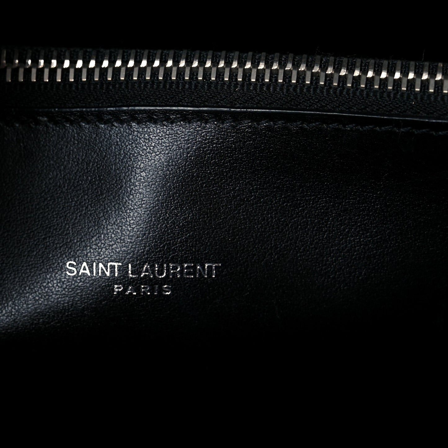 Grained Calfskin Baby Sac De Jour Black