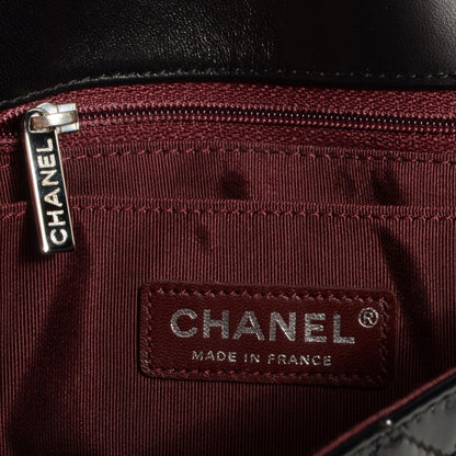 Chanel Patent Secret Label Medium Flap Black 8 of 8
