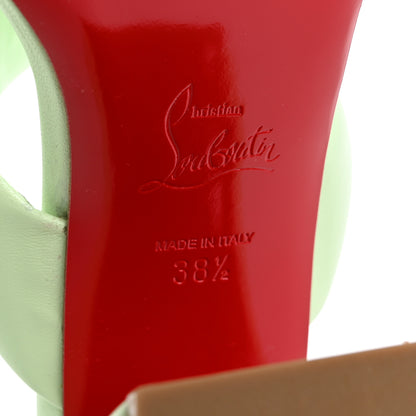 Christian Louboutin Nappa Inflama Sab 85 Sandals 38.5 Studio Green 8 of 9