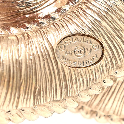 Chanel Pearl CC Brooch Gold 4 of 4