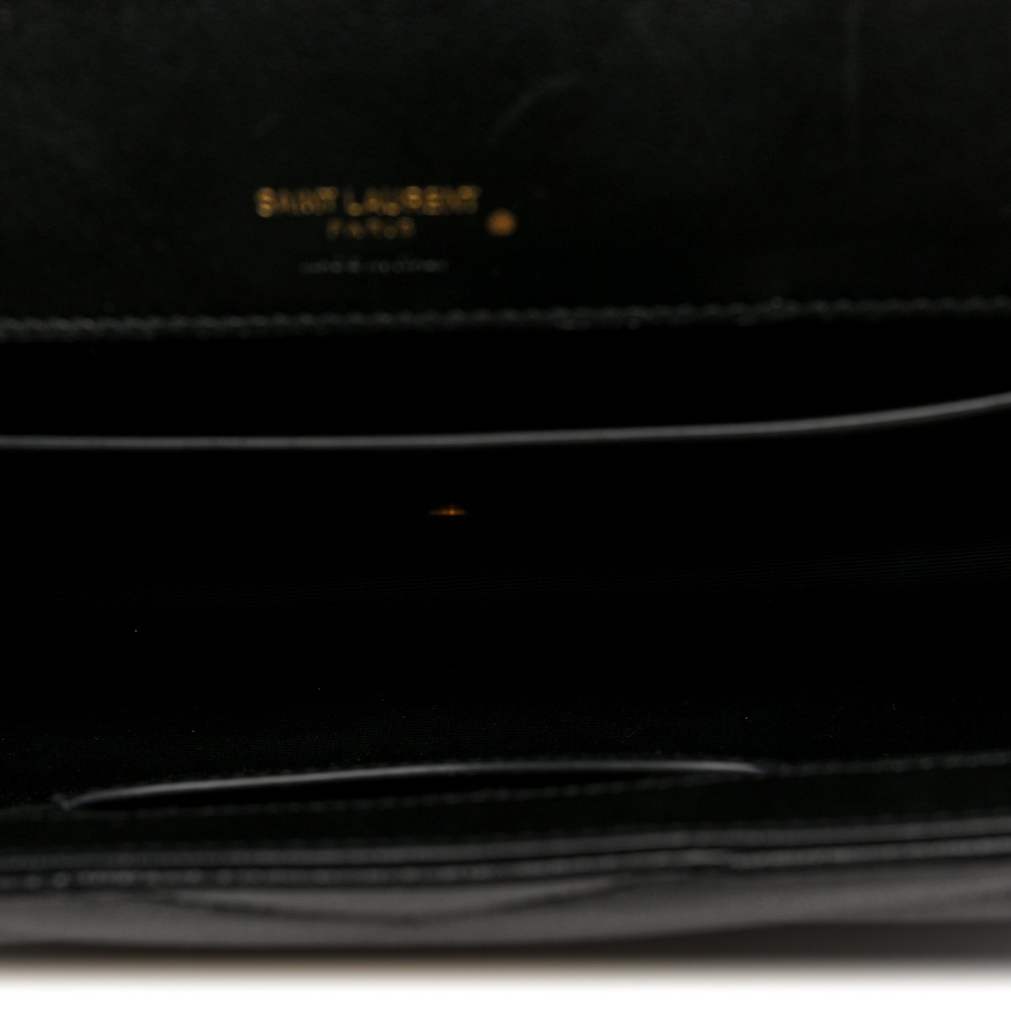 Lambskin Chevron Quilted Medium Loulou Black