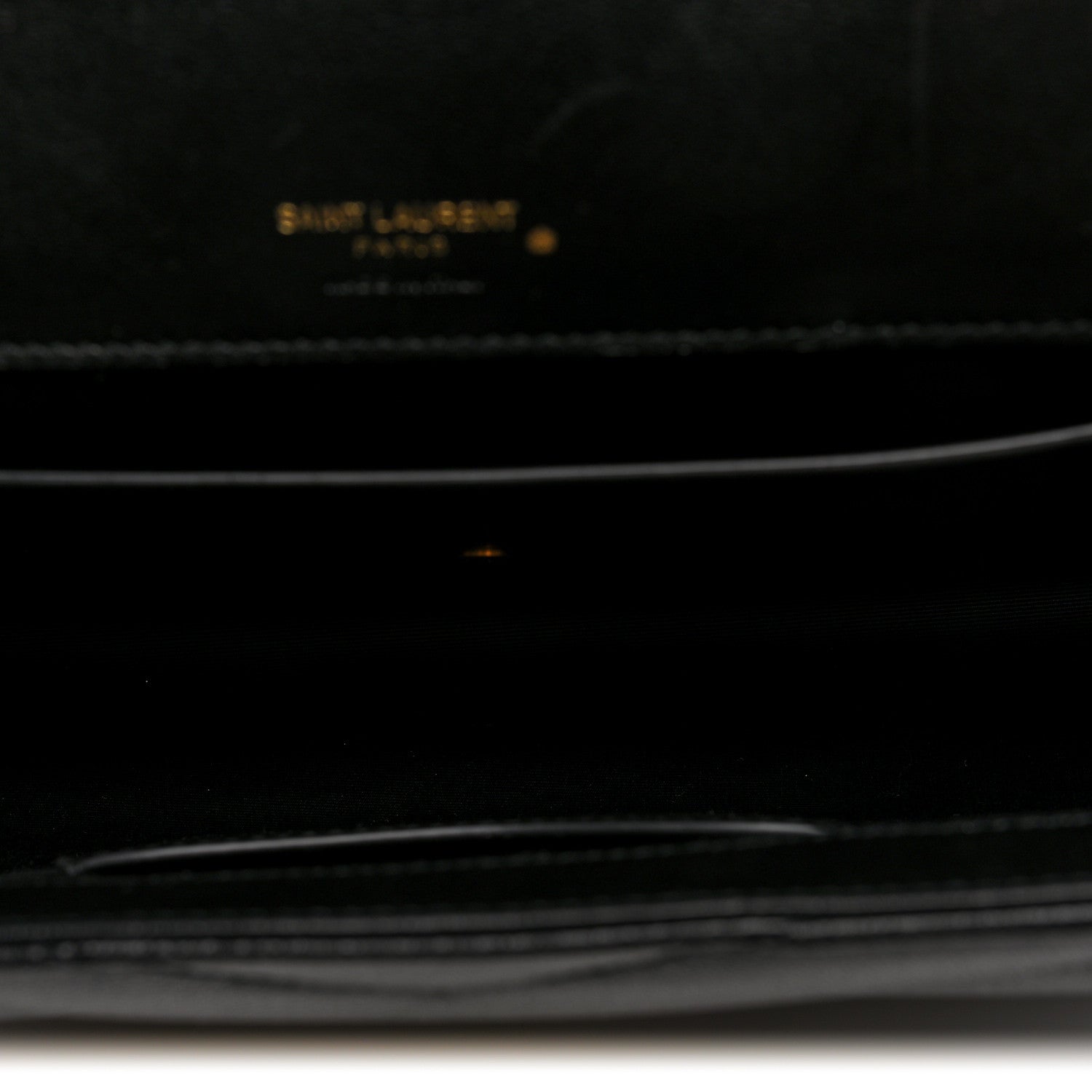 Saint Laurent Lambskin Chevron Quilted Medium Loulou Black 6 of 10