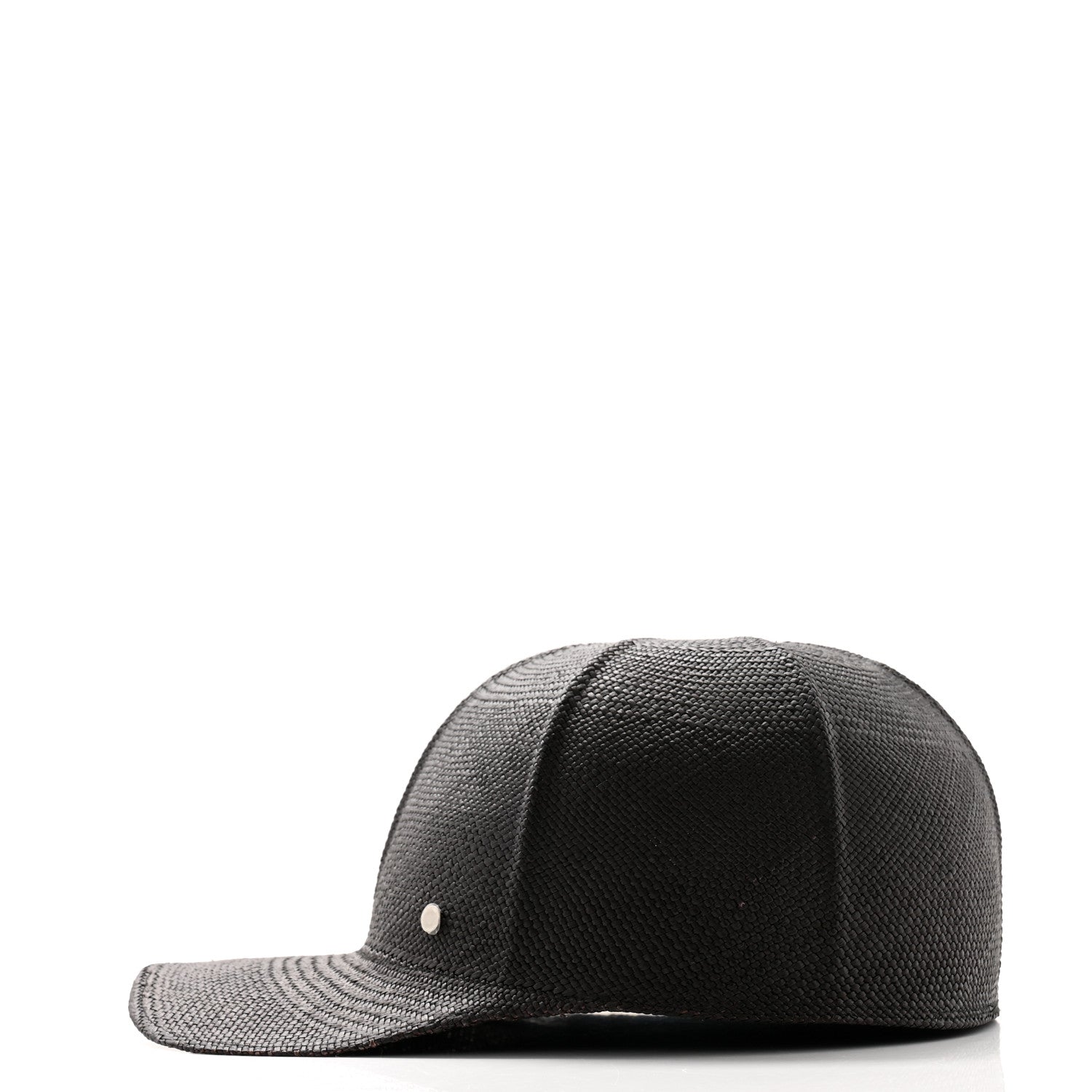 Hermes Panama Straw Mens Riley Cap 59 Black 4 of 8