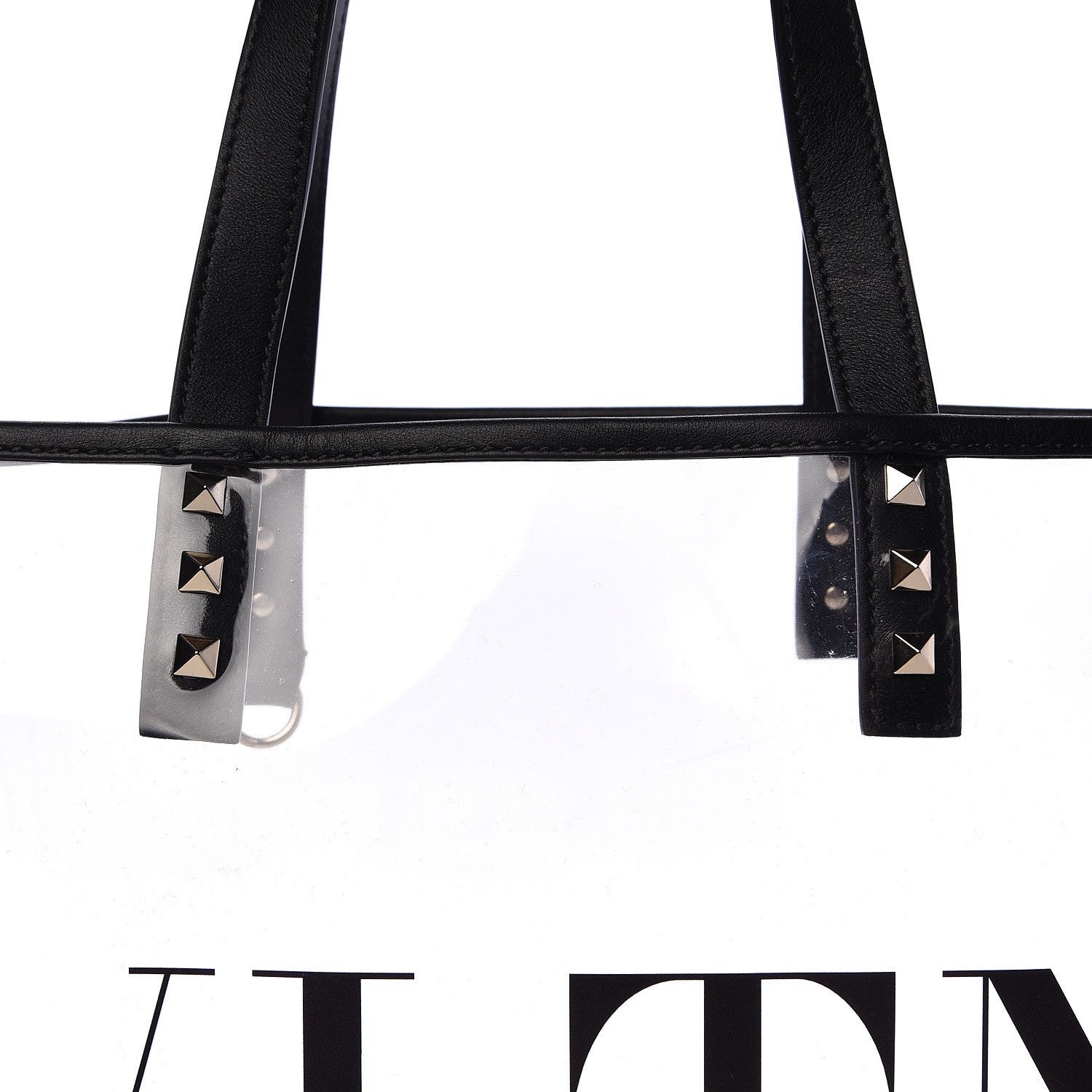 Valentino Garavani Plexy VLTN Small Shopping Bag Transparent 10 of 14