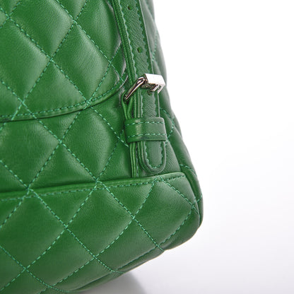 Chanel Lambskin Quilted Small Urban Spirit Backpack Green 12 of 13