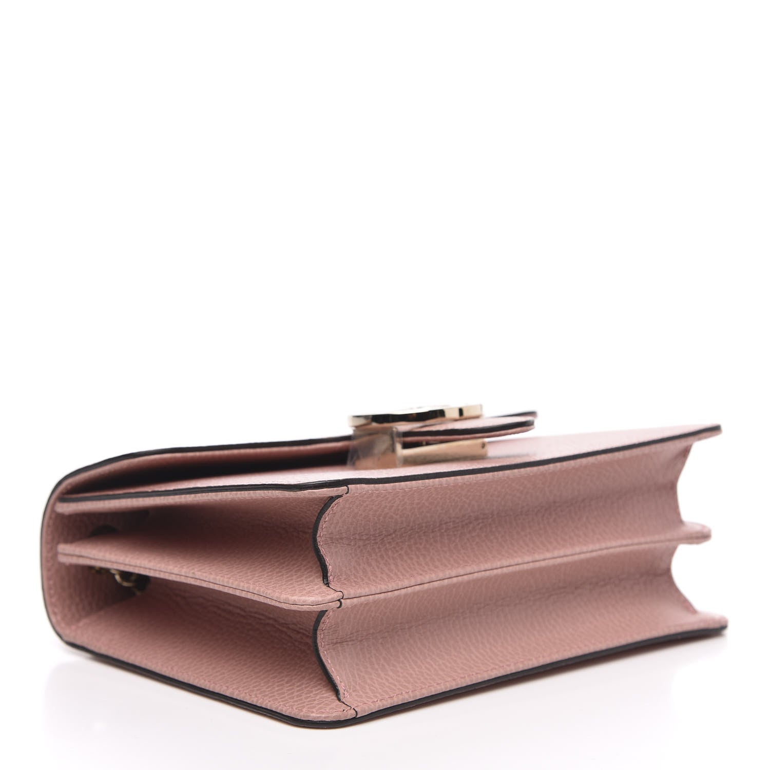 Gucci Dollar Calfskin Small Interlocking G Shoulder Bag Soft Pink 4 of 9