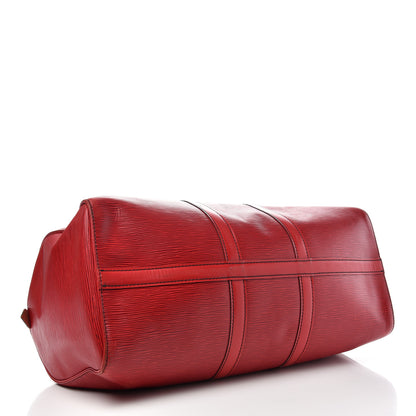 Louis Vuitton Epi Keepall 45 Castillan Red 3 of 7