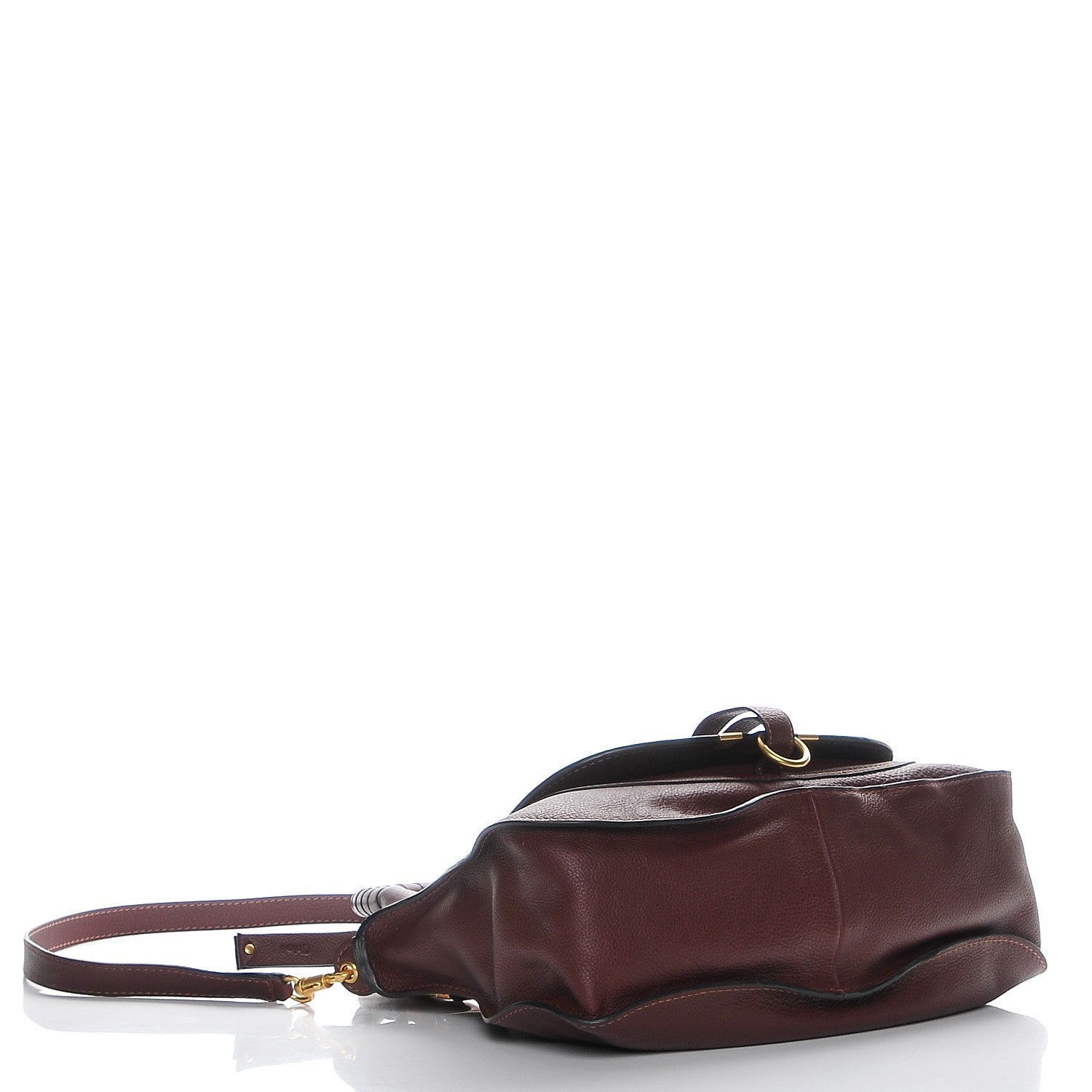 Chloe Calfskin Medium Marcie Satchel Wine Purple 5 of 8