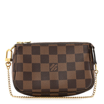 Louis Vuitton Damier Ebene Mini Pochette Accessories 1 of 12
