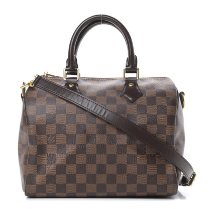 Louis Vuitton Damier Ebene Speedy Bandouliere 25 1 of 15