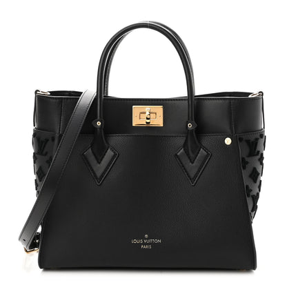 Louis Vuitton Calfskin Monogram Tufting On My Side Black 1 of 9