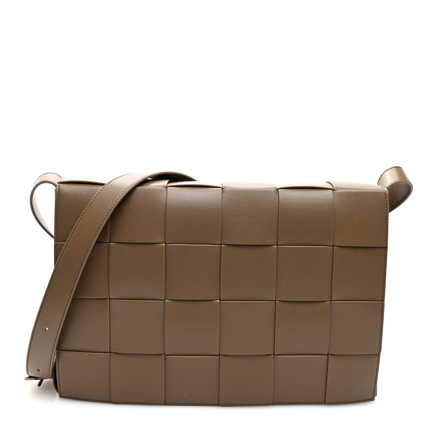 Bottega Veneta Calfskin Maxi Intreccio Cassette Bag Argil 1 of 9