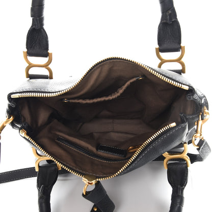Chloe Calfskin Medium Marcie Satchel Black 6 of 11