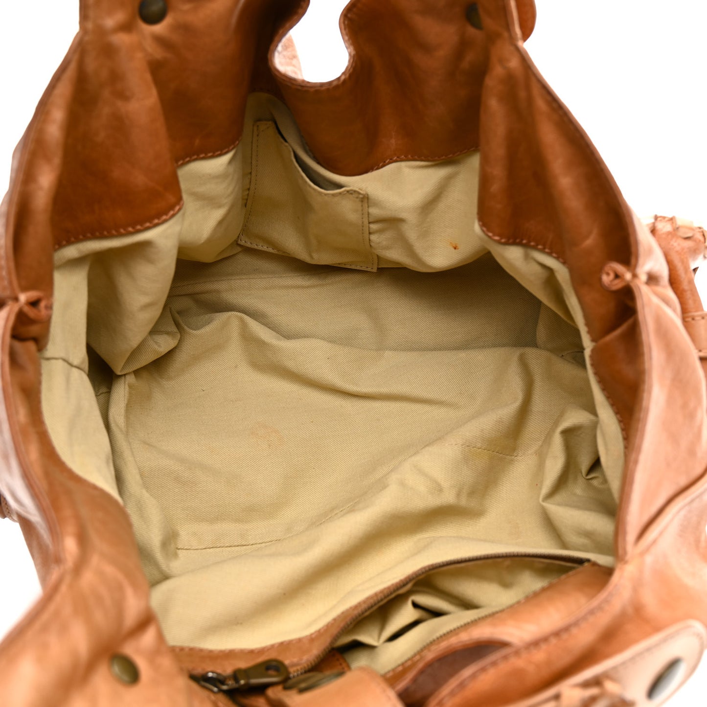 Calfskin Silverado Shoulder Bag Tan