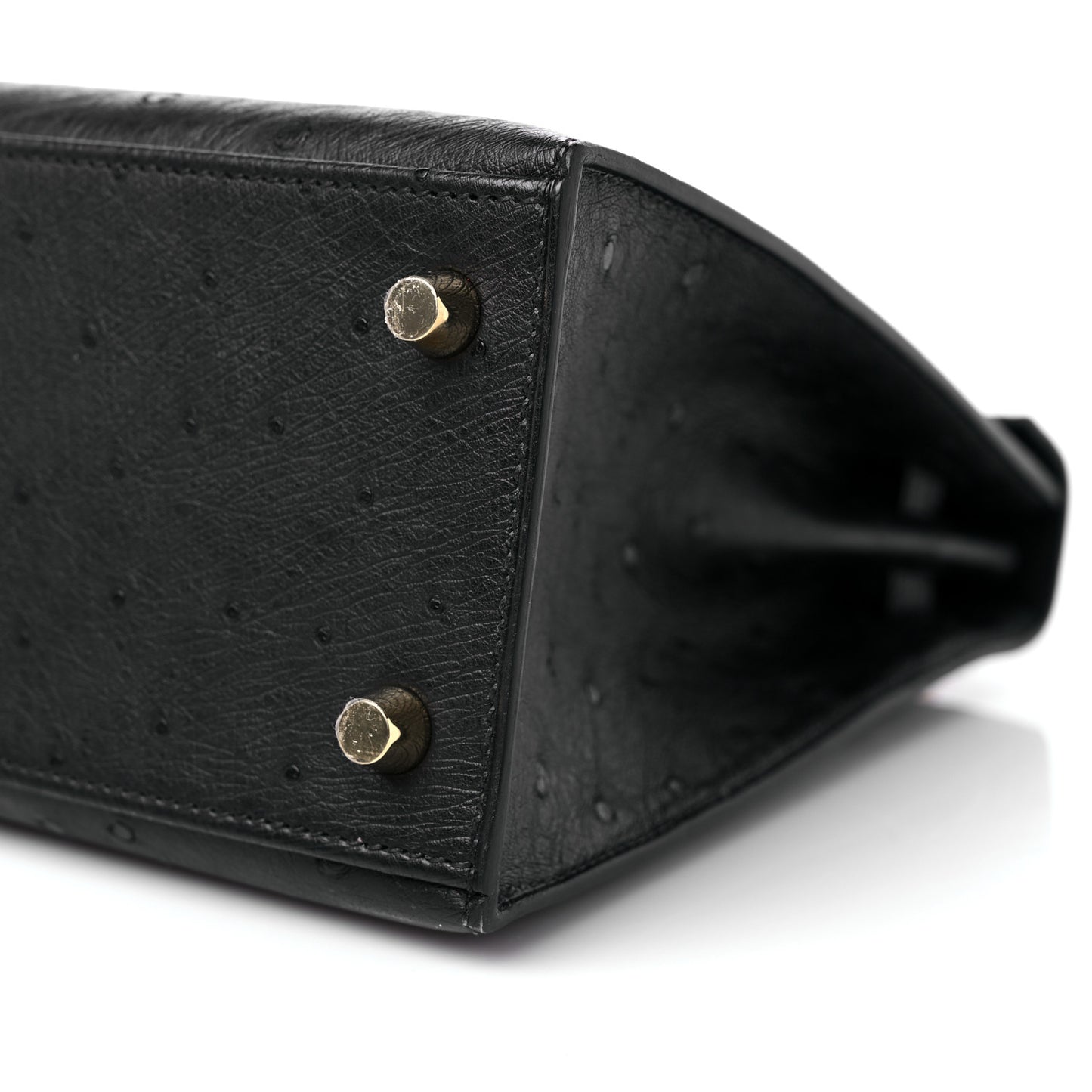 Ostrich Kelly Sellier 25 Black