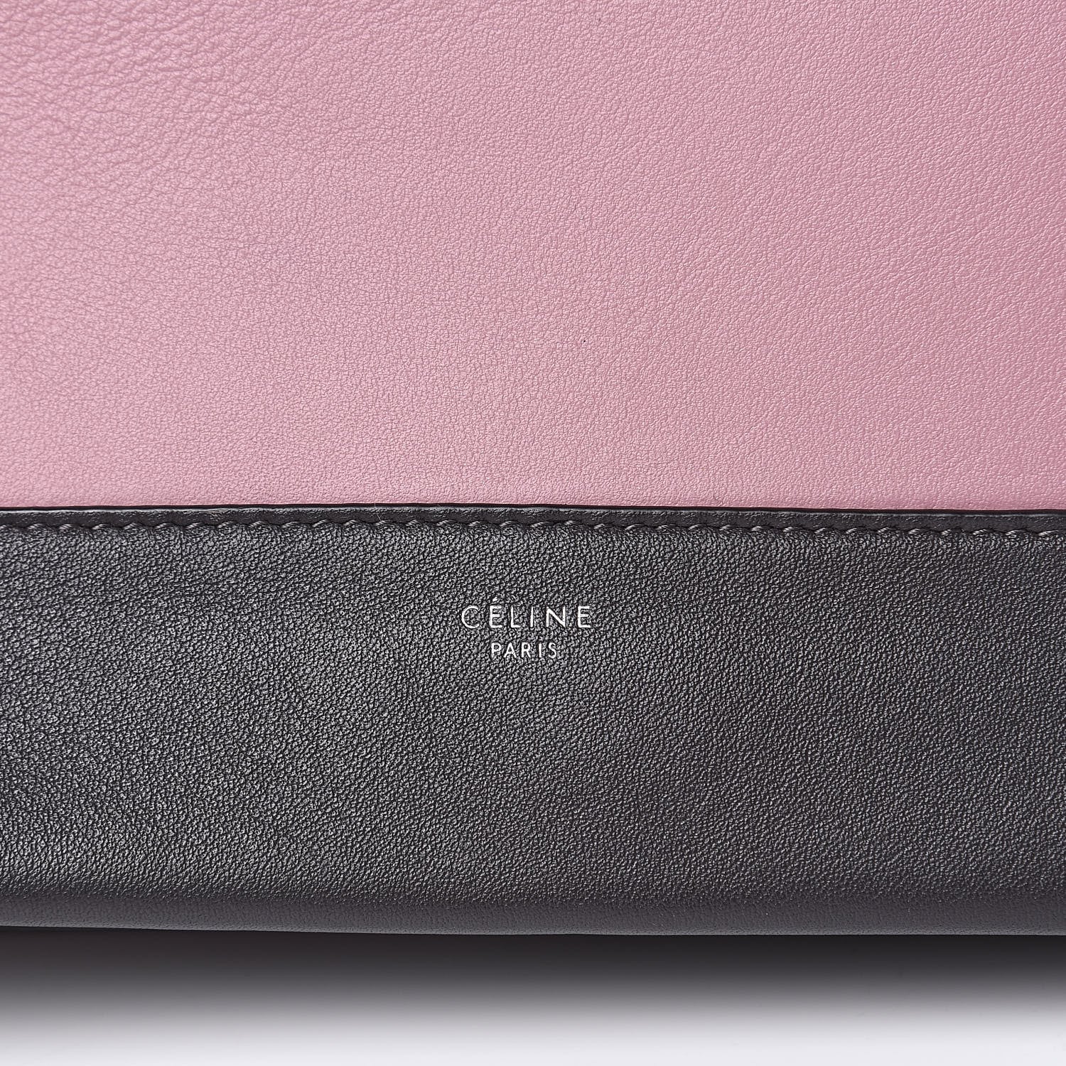 Celine Shiny Smooth Calfskin Medium Frame Shoulder Bag Liquorice Antique Rose 7 of 11