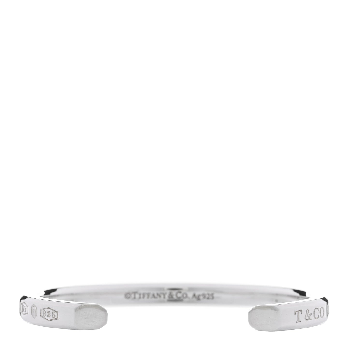Sterling Silver Narrow Makers Cuff Bracelet