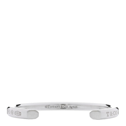 Tiffany Sterling Silver Narrow Makers Cuff Bracelet 2 of 6