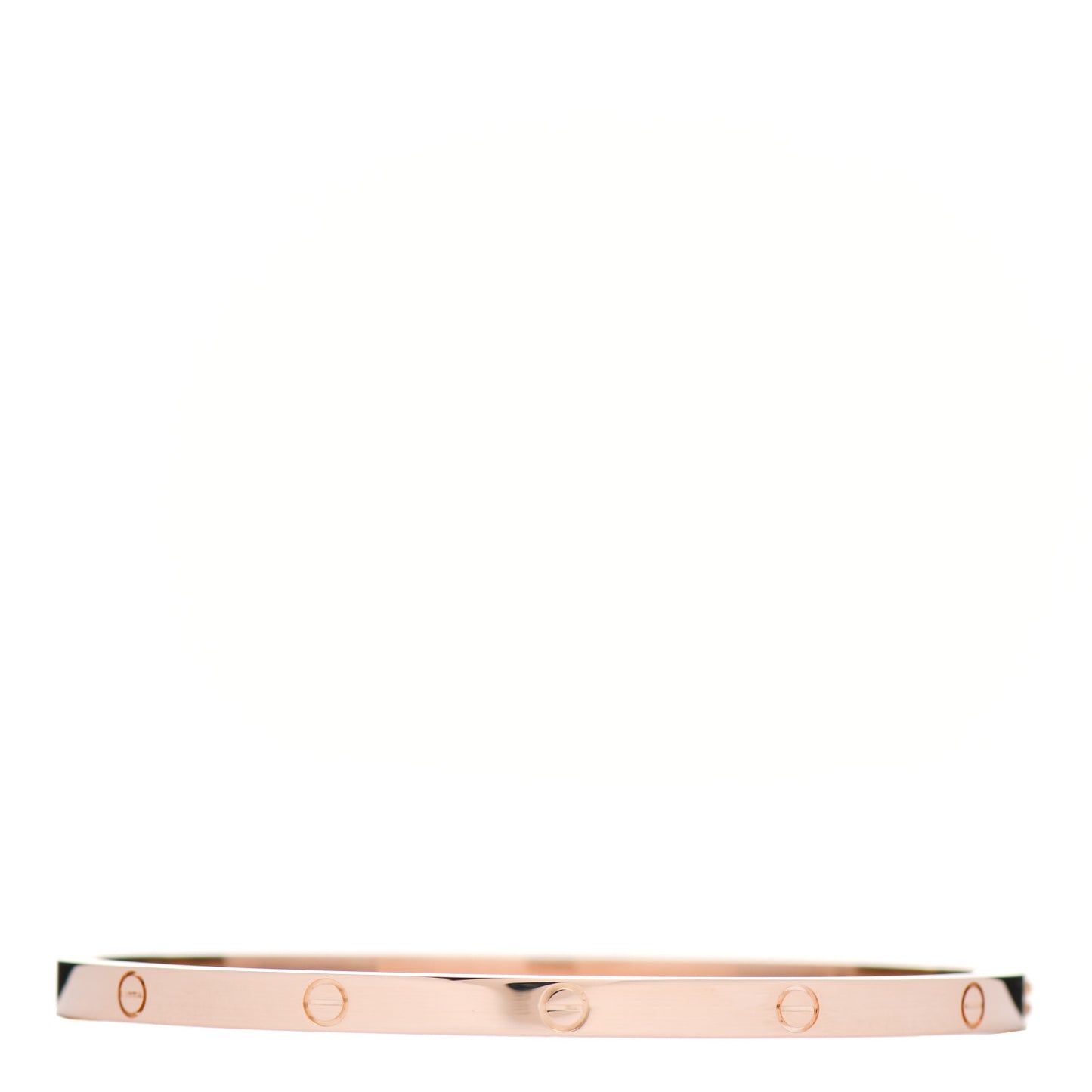 18K Pink Gold Small LOVE Bracelet 17