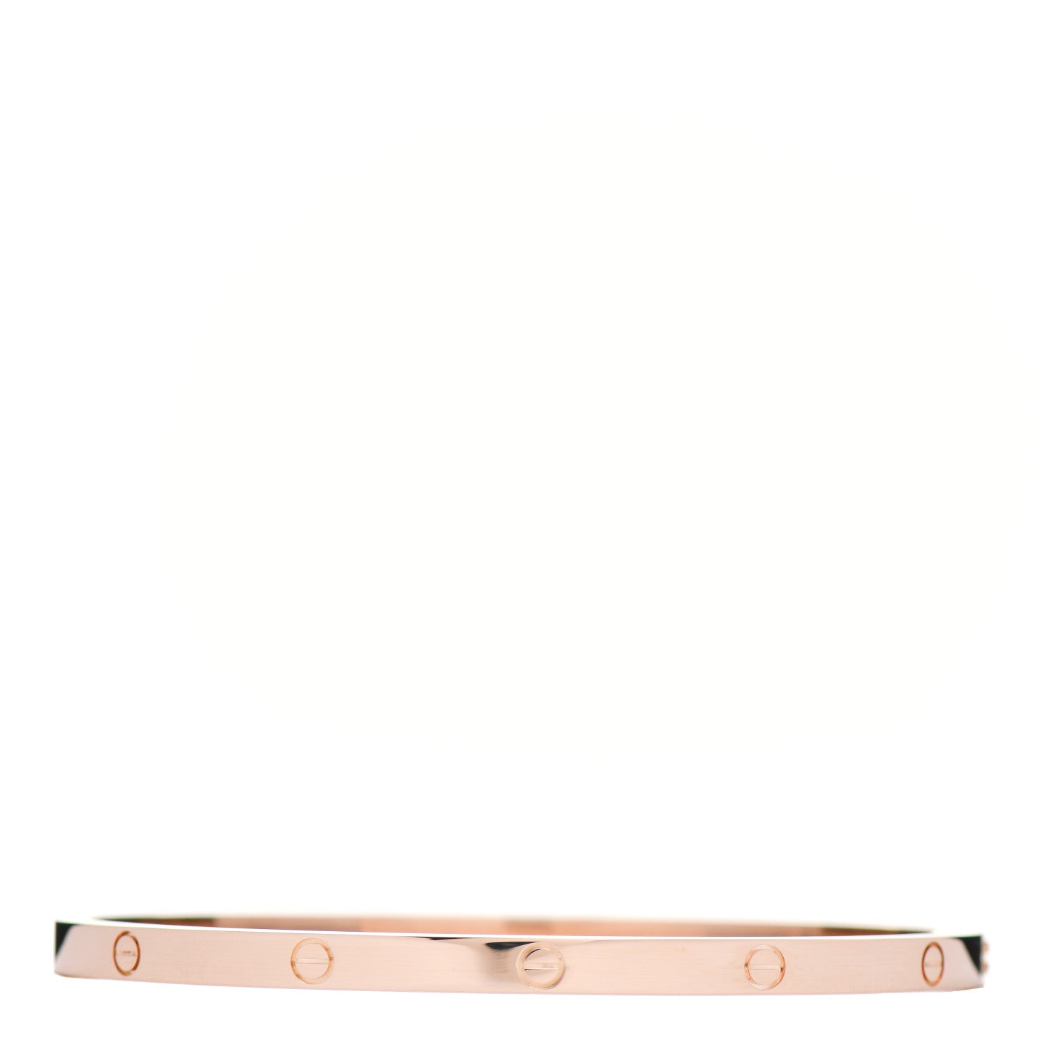 Cartier 18K Pink Gold Small LOVE Bracelet 17 3 of 5