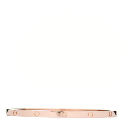 Cartier 18K Pink Gold Small LOVE Bracelet 17 3 of 5