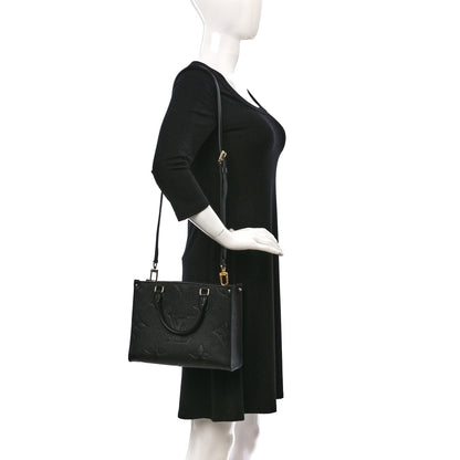 Louis Vuitton Empreinte Monogram Giant Onthego PM Black 2 of 8
