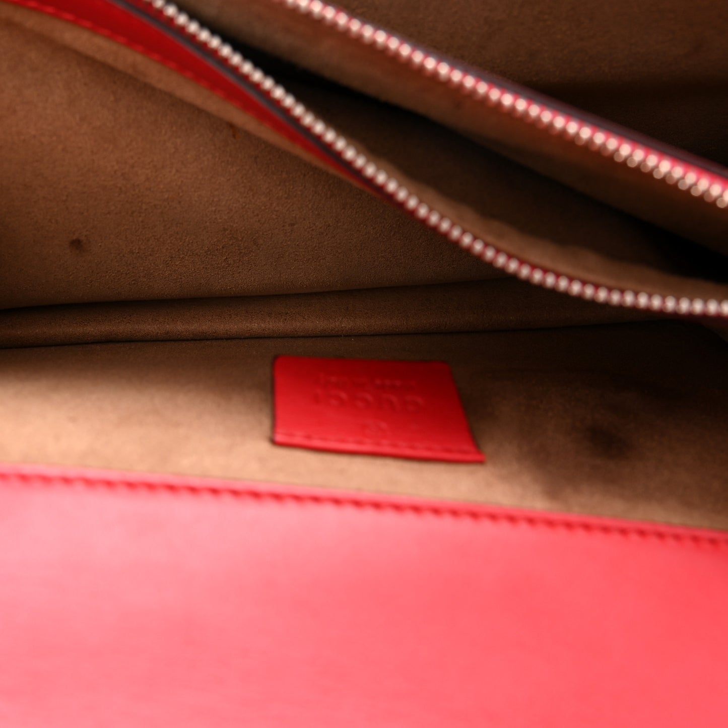 GG Supreme Monogram Arabesque Dionysus Shoulder Bag Hibiscus Red