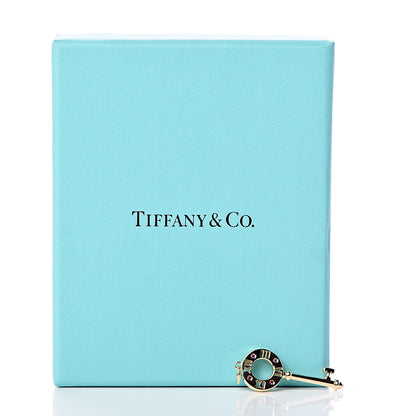 Tiffany 18K Yellow Gold Ruby Atlas Pierced Key Pendant 4 of 4