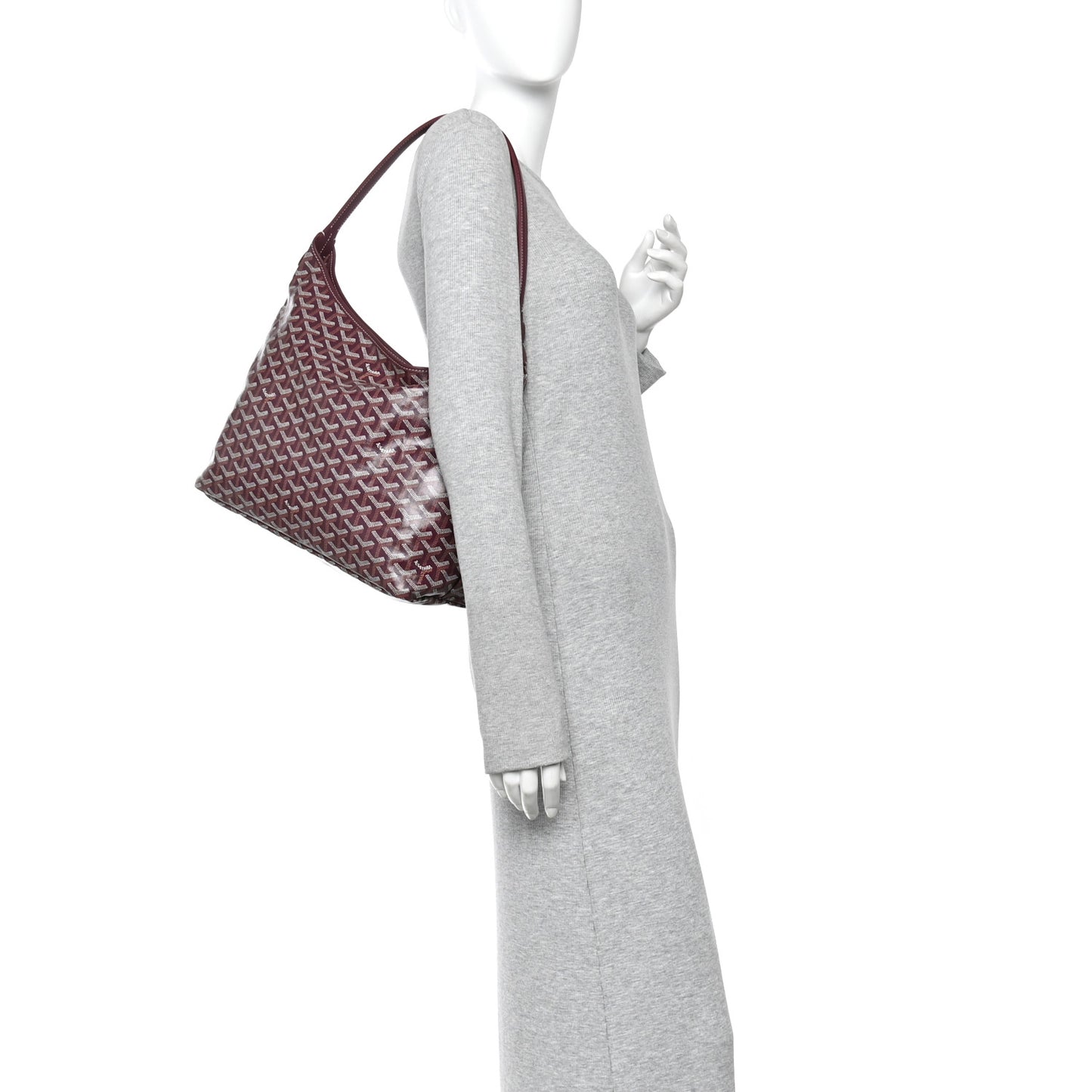Goyardine Boheme Hobo Burgundy