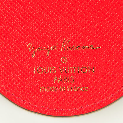 Louis Vuitton Monogram Kusama Pumpkin Dots Key Holder Red 4 of 6
