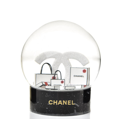 Chanel Glass CC Shopping Bag Snow Globe 3 of 4