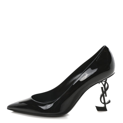 Saint Laurent Patent Opyum 85 Pumps 38 Black 1 of 8