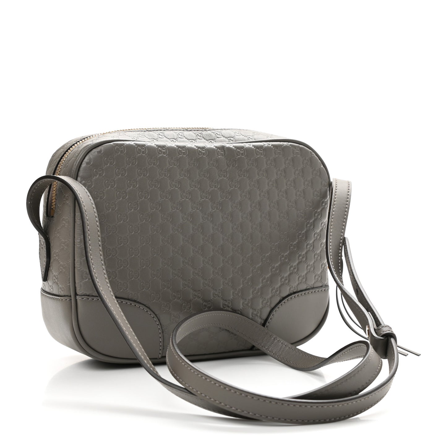Microguccissima Mini Bree Messenger Bag Grey