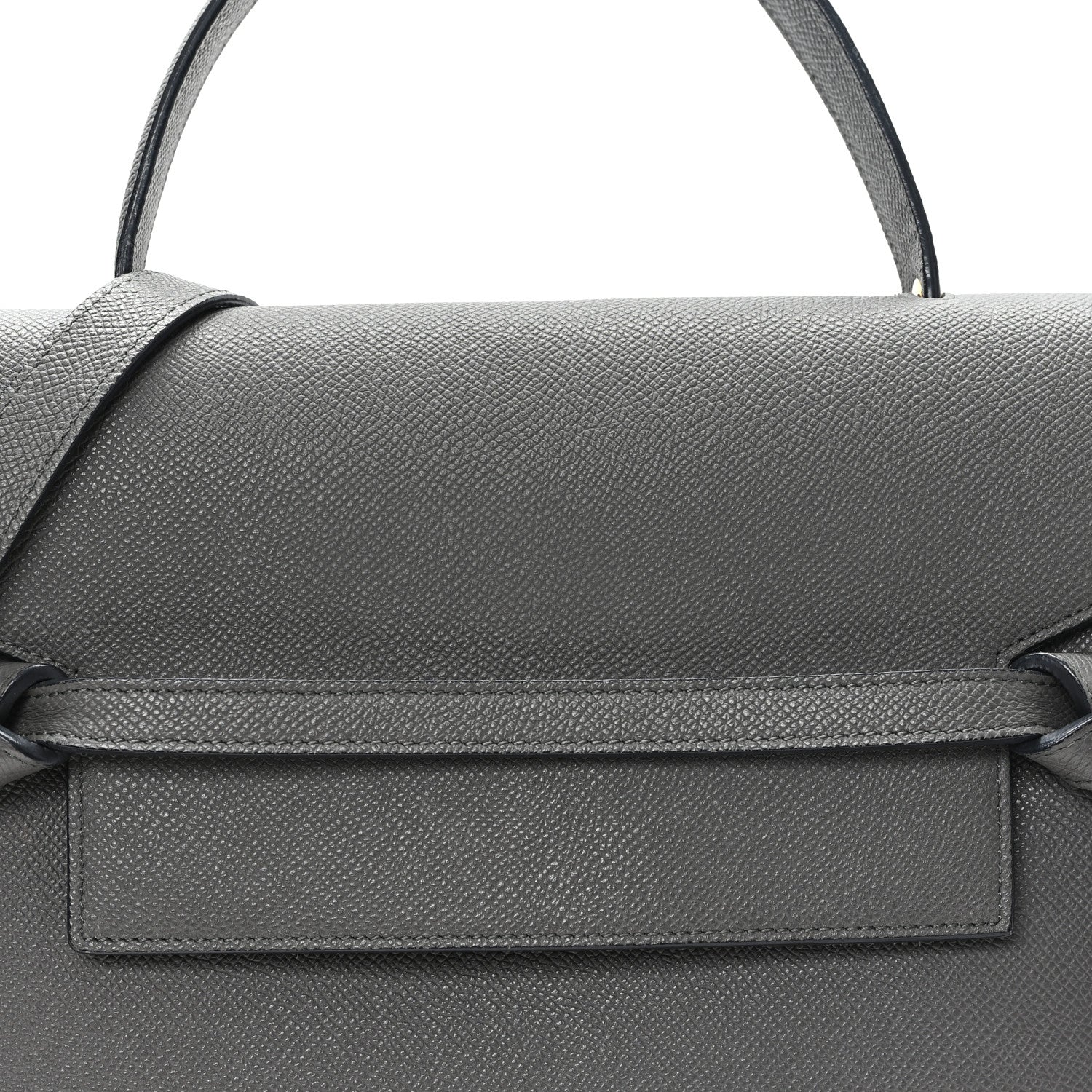 Celine Grained Calfskin Mini Belt Bag Grey 7 of 11