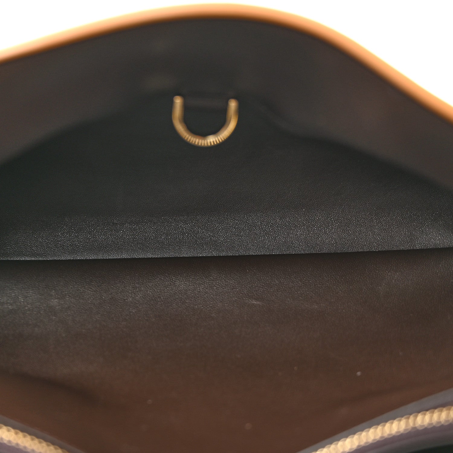 Salvatore Ferragamo Eel Medium Soft Bicolor Hug Bag Beige Testa di Moro 5 of 9