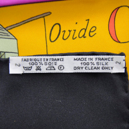 Hermes Silk Alphabet de Metiers Scarf 90 4 of 7