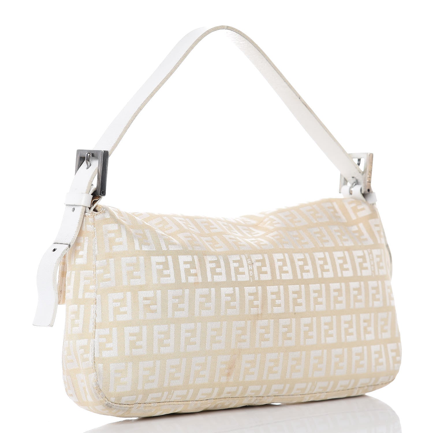 Fendi Zucchino Baguette Beige 3 of 13