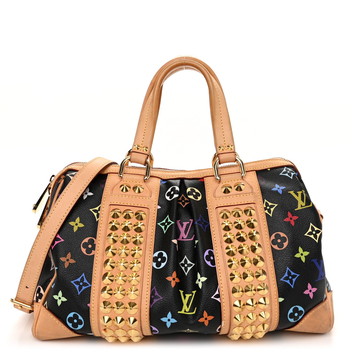 Louis Vuitton Monogram Multicolor Courtney MM Black 1 of 12
