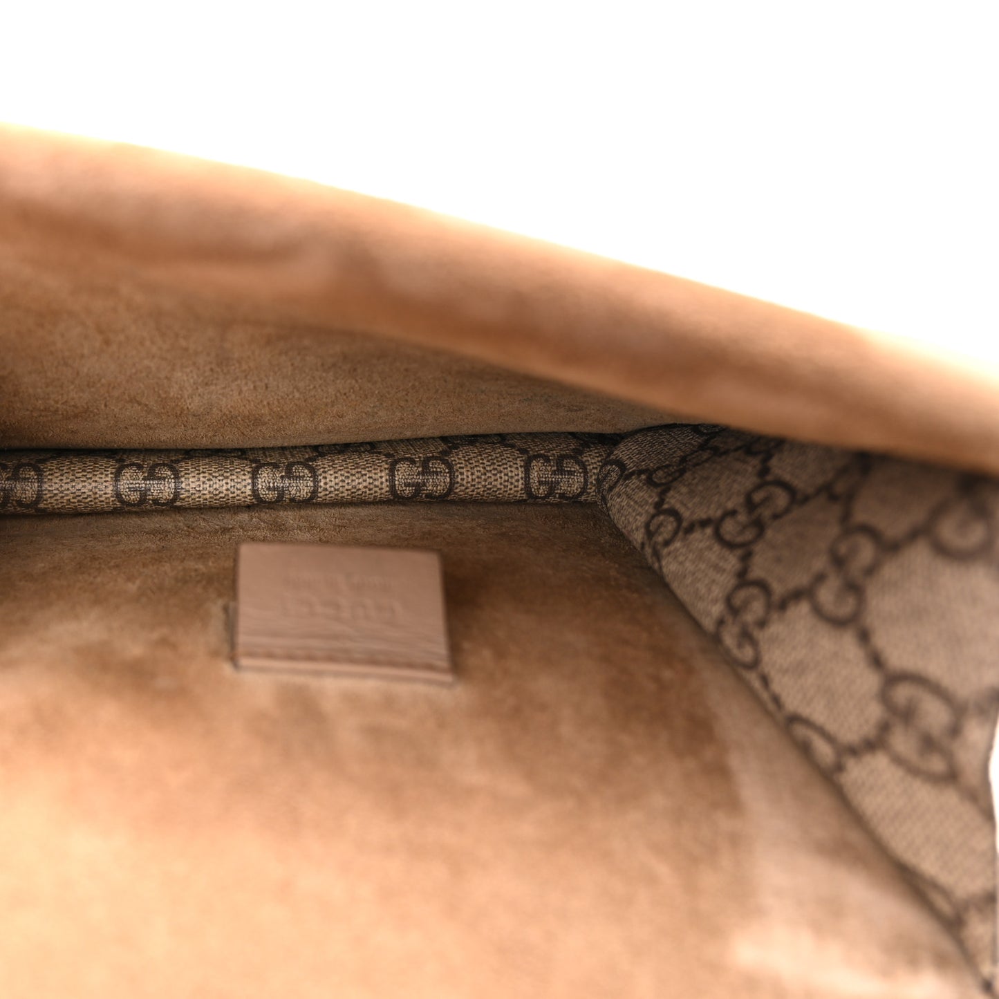 GG Supreme Monogram Mini Dionysus Shoulder Bag Taupe