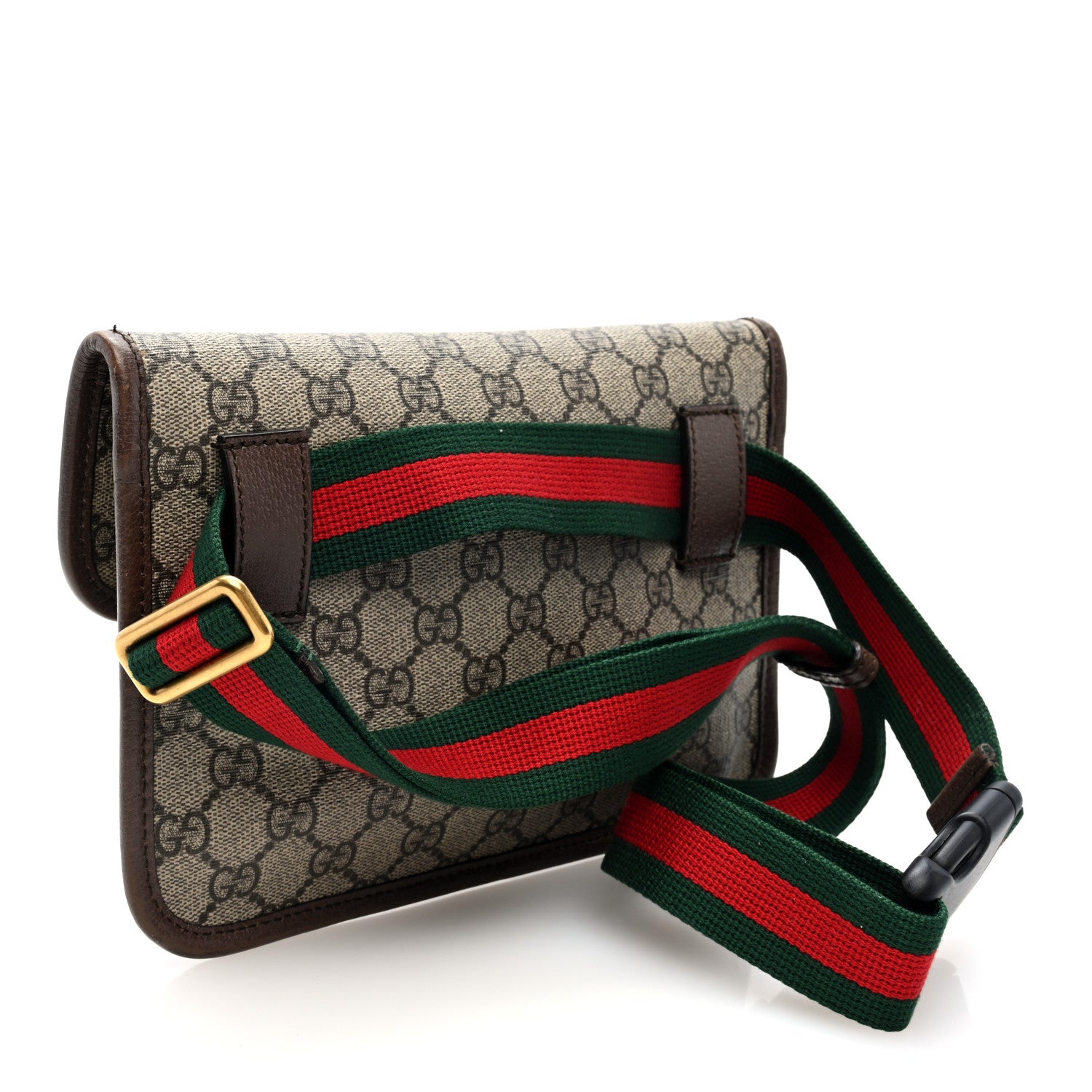 Gucci GG Supreme Monogram Neo Vintage Web Belt Bag Brown 3 of 11