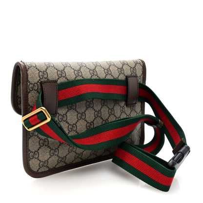 Gucci GG Supreme Monogram Neo Vintage Web Belt Bag Brown 3 of 11