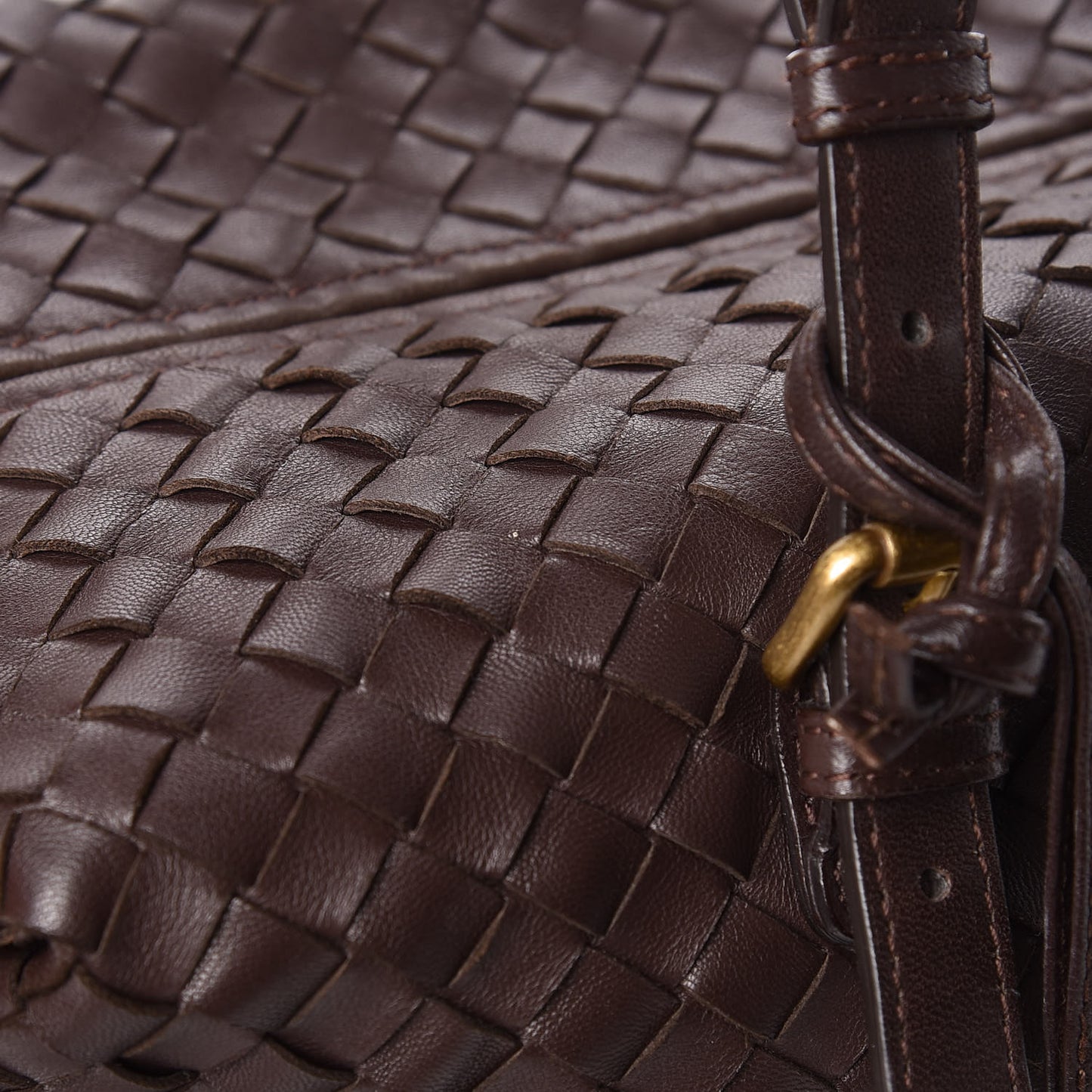 Nappa Intrecciato Montaigne Bag Ebano