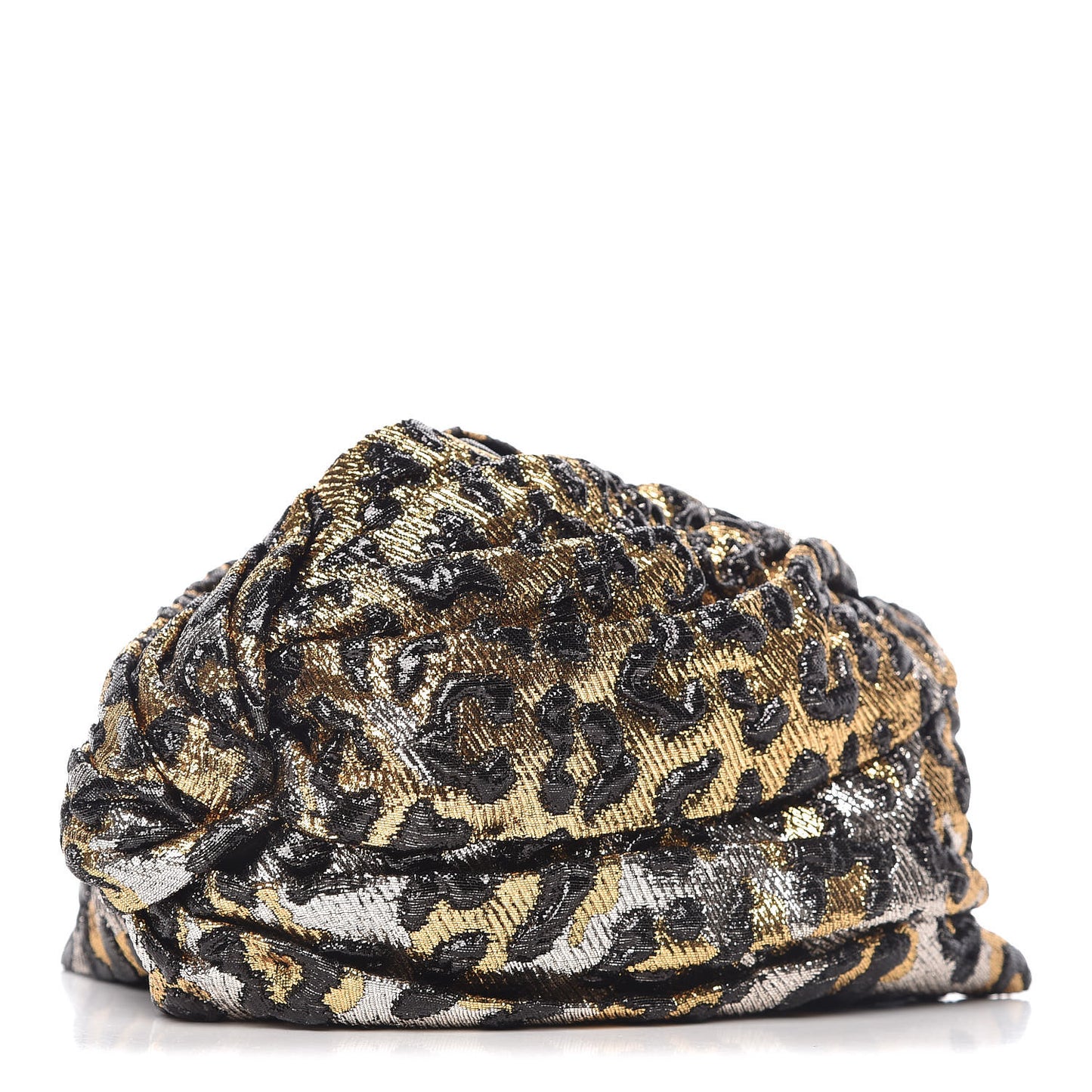 Metallic Leonte Turban L 58 Black Gold