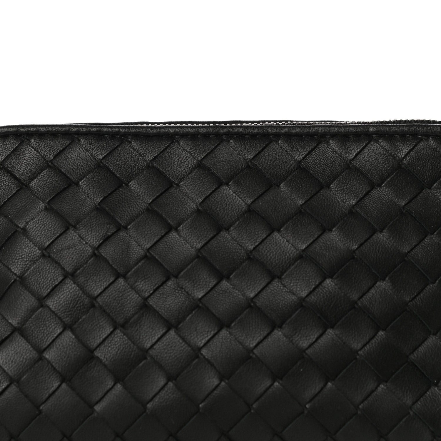 Bottega Veneta Nappa Intrecciato Cosmetic Case Black 9 of 12