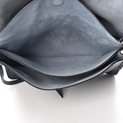 Prada Glace Calf Etiquette Flap Baltico Astrale 6 of 15