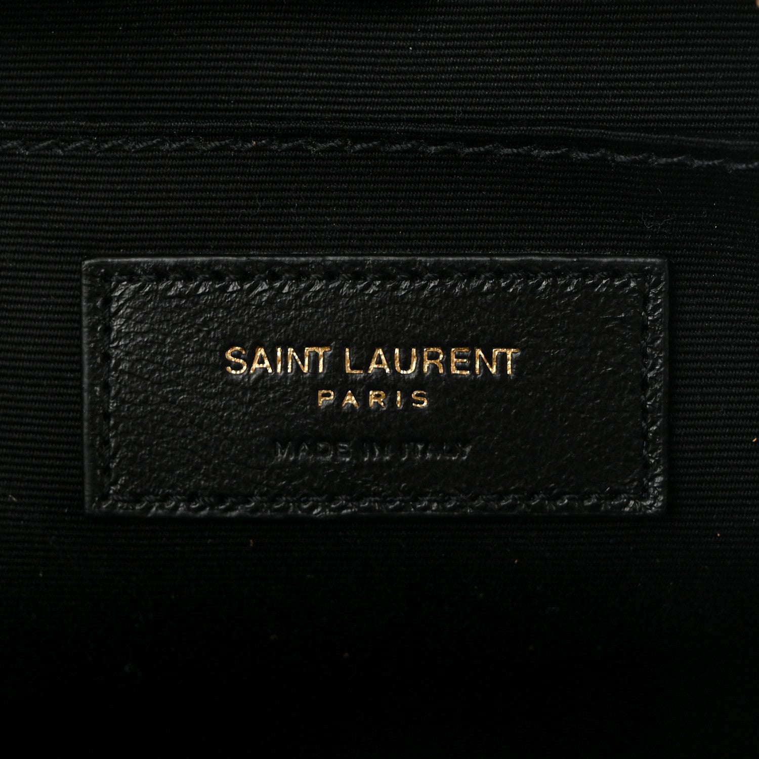 Saint Laurent Calfskin Matelasse Monogram Lou Camera Bag Cinnamon 6 of 10